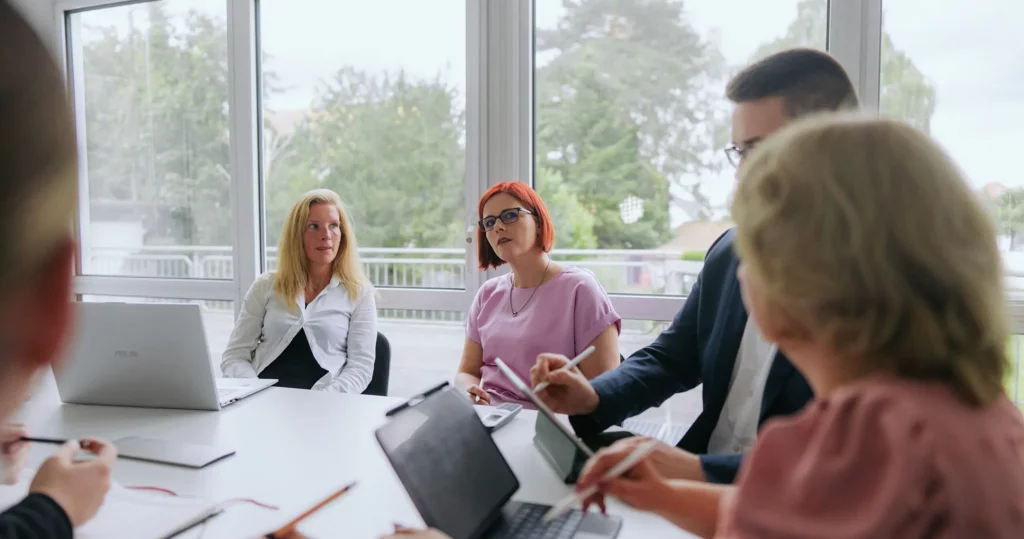 Teamsitzung beim 1A Pflegedienst